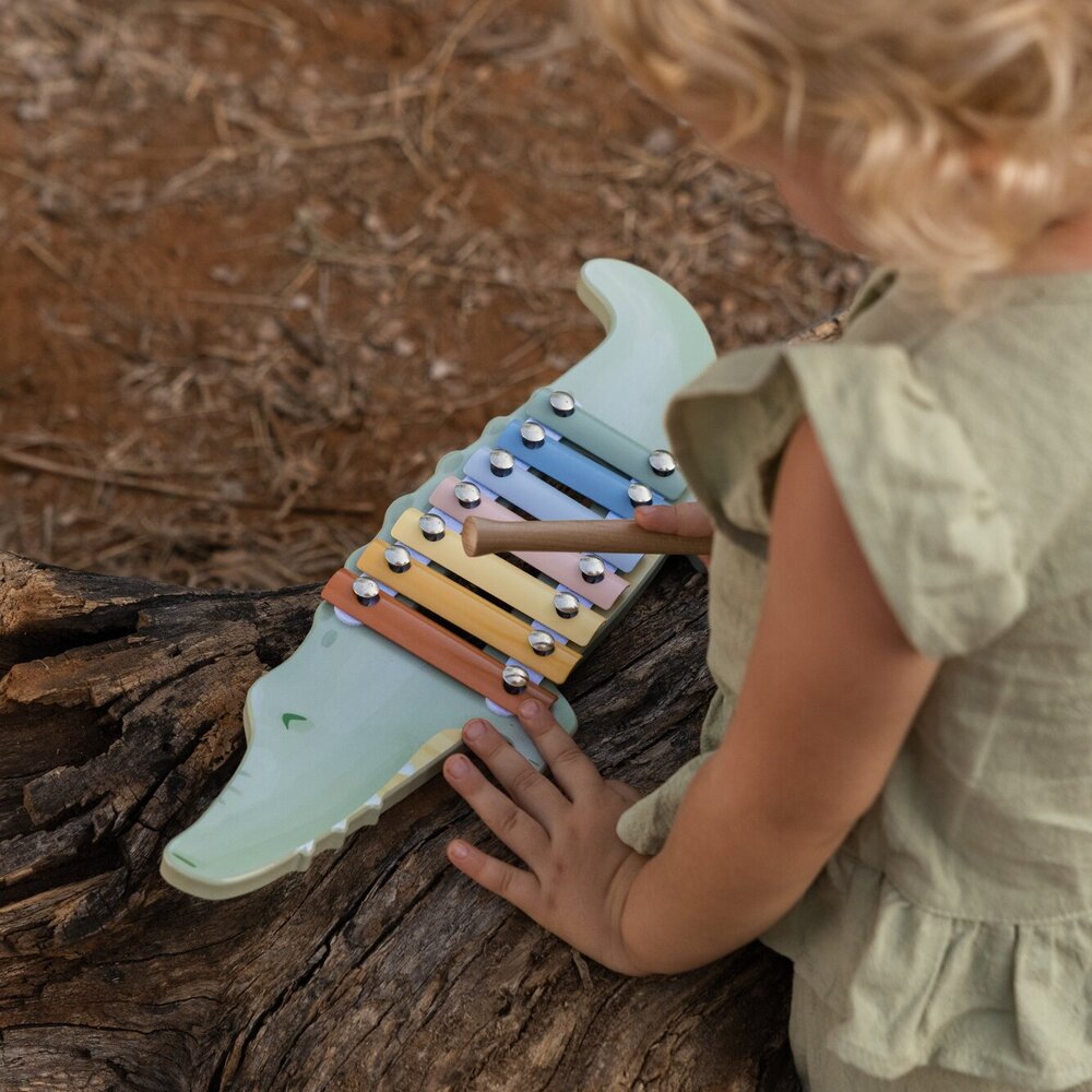 Xylofoon - Krokodil FSC Safari Friends