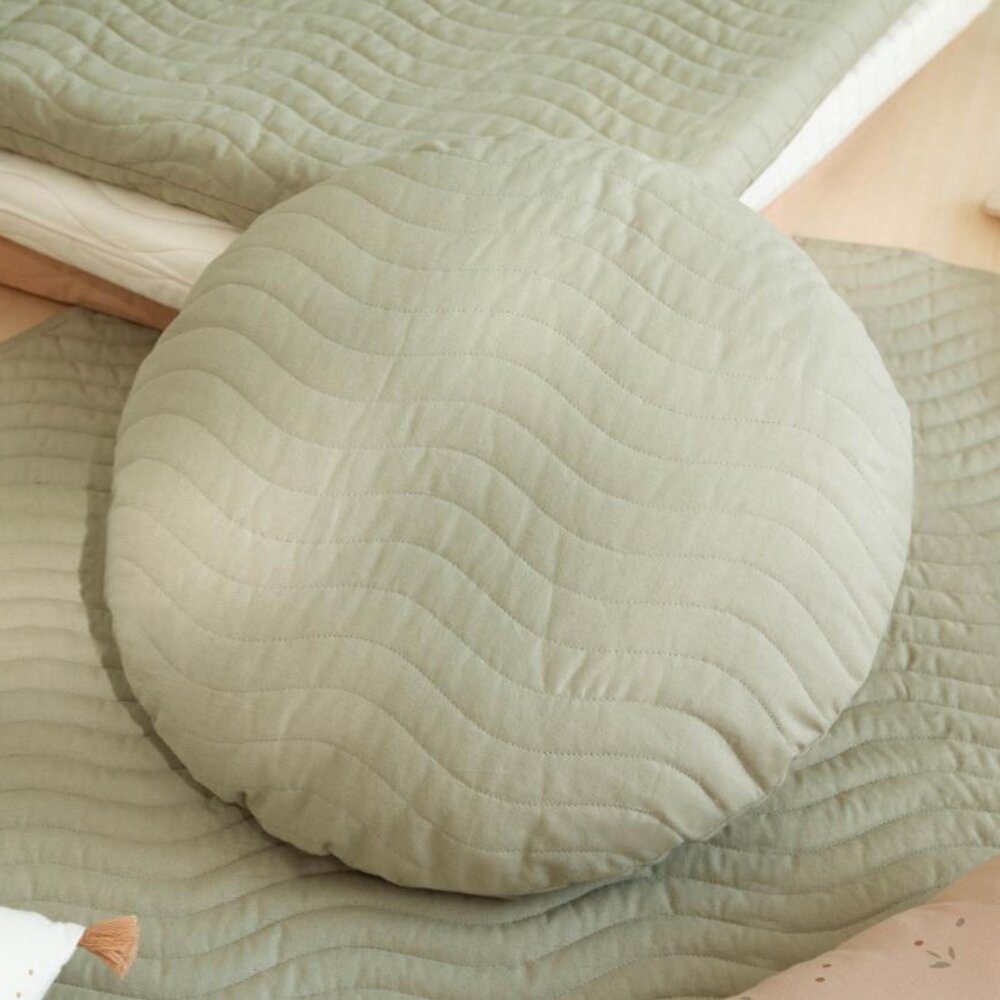 Sitges cushion 45 cms Linden green