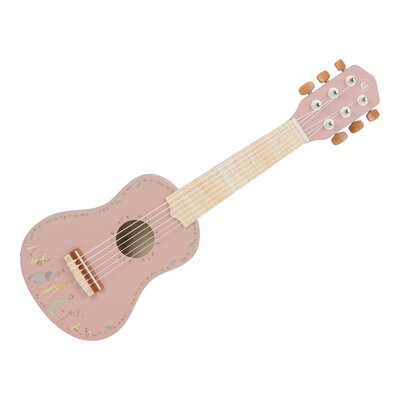 Houten gitaar - Roze FSC Safari Friends