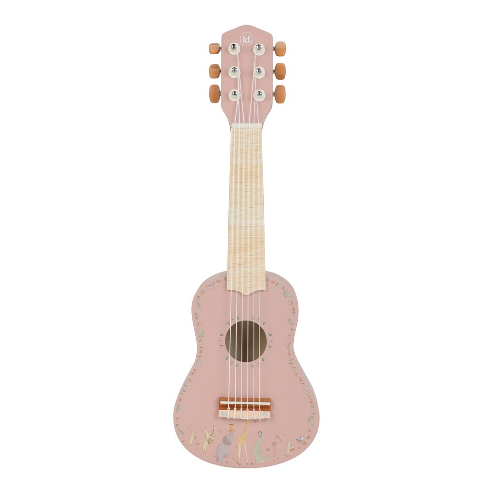 Houten gitaar - Roze FSC Safari Friends