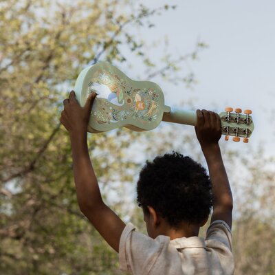 Houten gitaar - Groen FSC Safari Friends