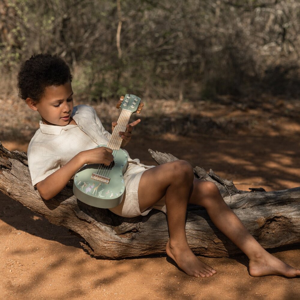 Houten gitaar - Groen FSC Safari Friends