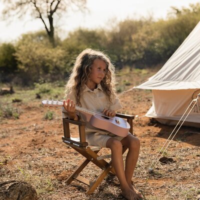 Houten gitaar - Roze FSC Safari Friends