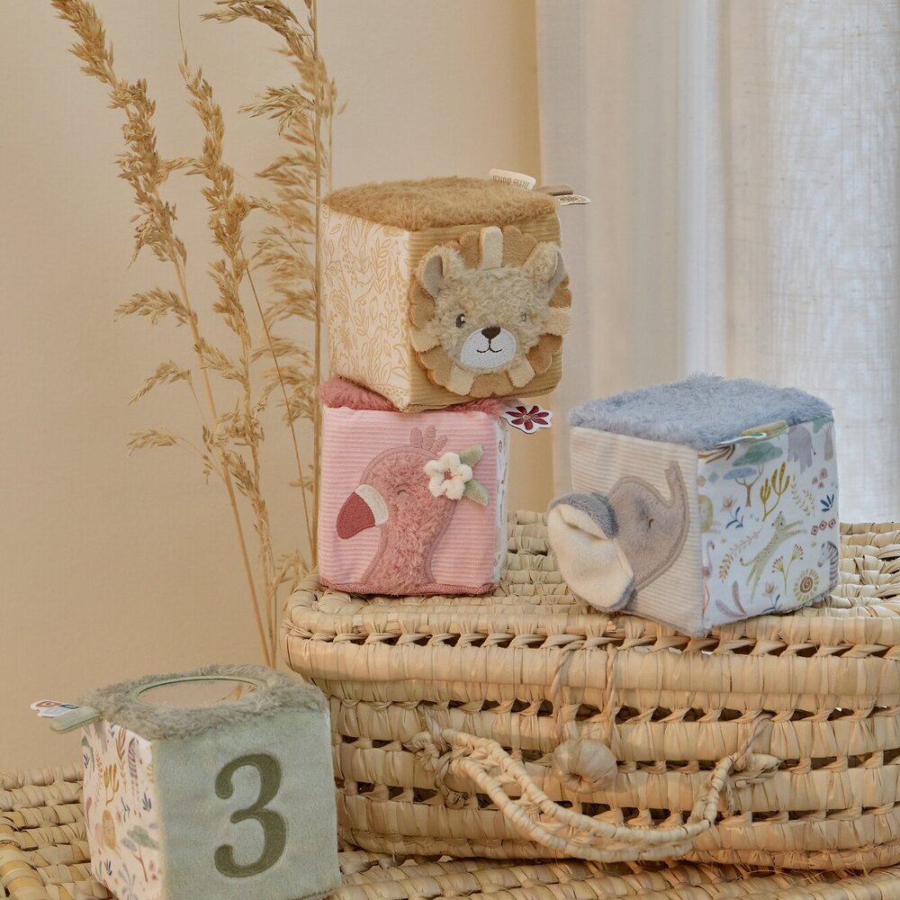 Zachte blokkenset Safari Friends