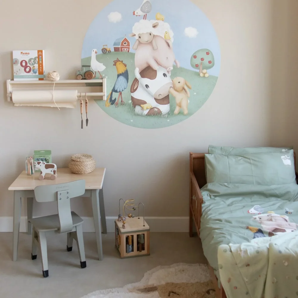 Dekbedovertrek ledikant Little Farm