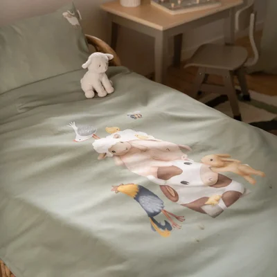 Dekbedovertrek ledikant Little Farm