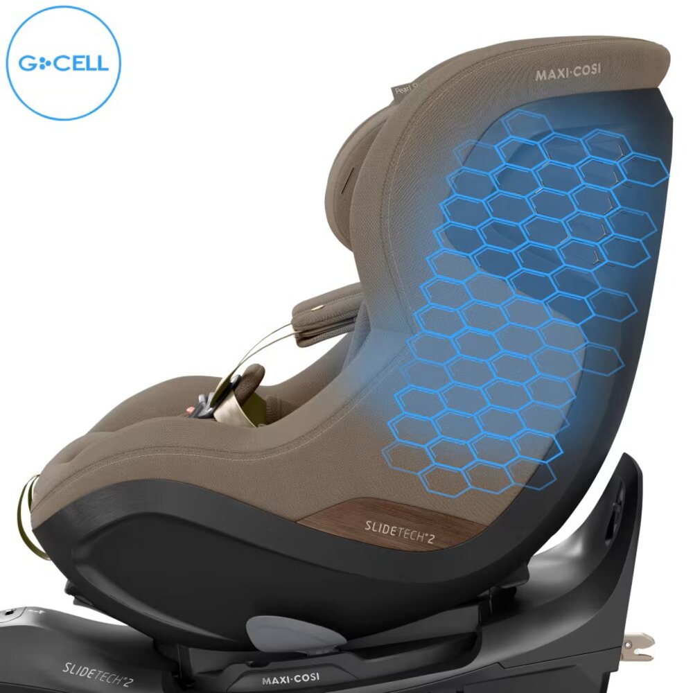 Autostoel Pearl slide pro Authentic Truffle