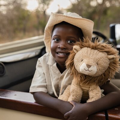 Knuffel Leeuw 25 cm GRS Safari Friends