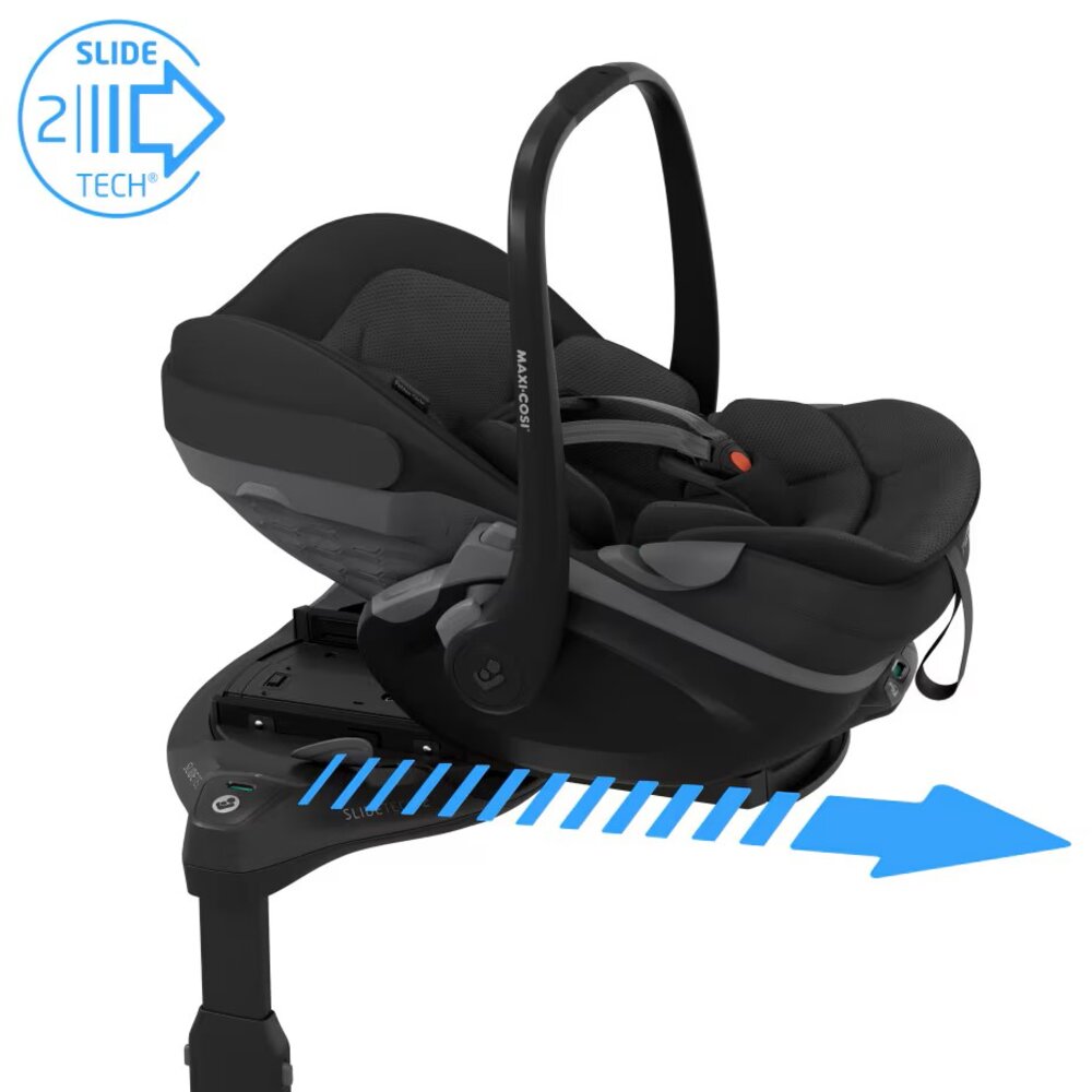 Autostoel Pebble slide pro Onyx black