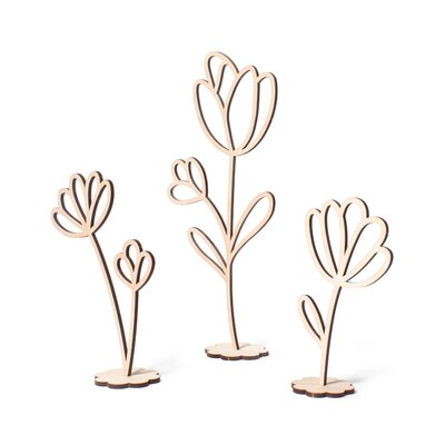 Tussen de bloemen - Bij - trio 25x25