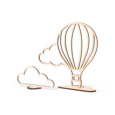 Boven de wolken - Luchtballon - wolk 25x25