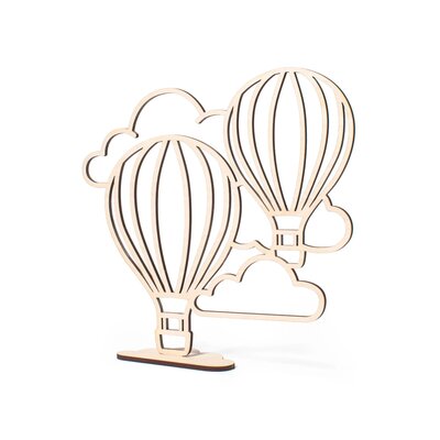 Boven de wolken - Luchtballon - duo 25x25