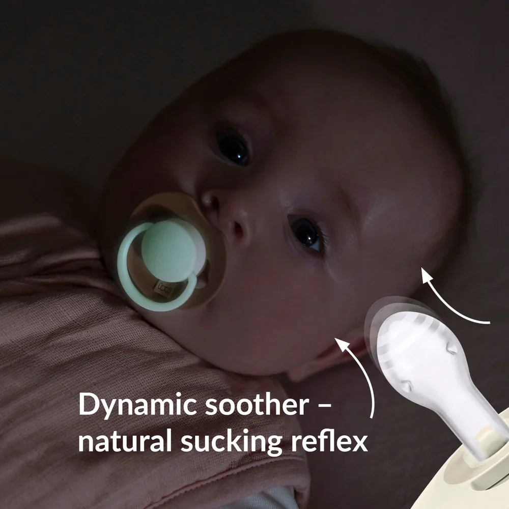 Fopspeen Dynamic 0-6M Prime Glow Ivory/blush