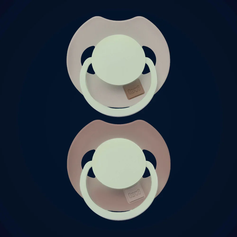 Fopspeen Dynamic 0-6M Prime Glow Ivory/blush