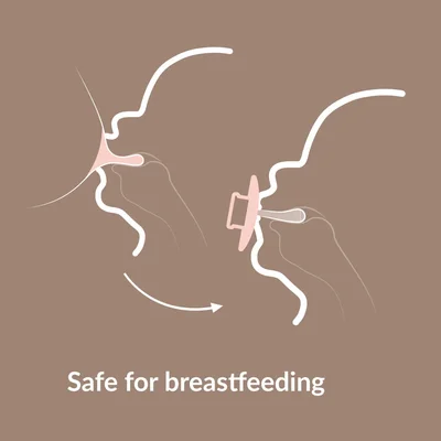 Fopspeen Dynamic 0-6M Prime Glow Ivory/blush