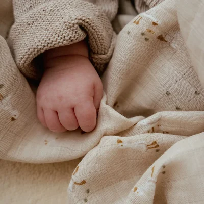 Swaddle doek hydrofiel 120x120 Little Goose