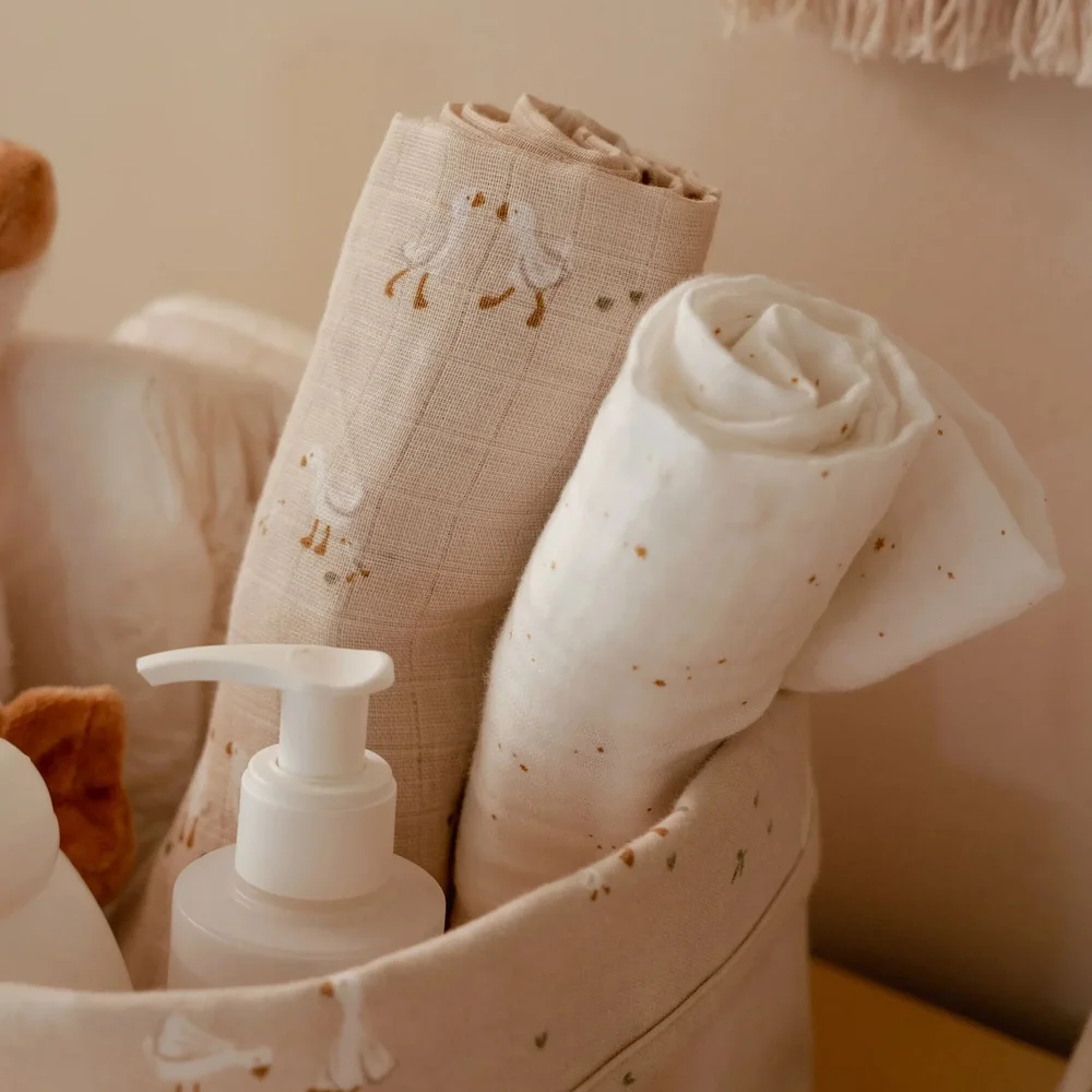 Swaddle doeken hydrofiel 70x70 2-pack Little Goose