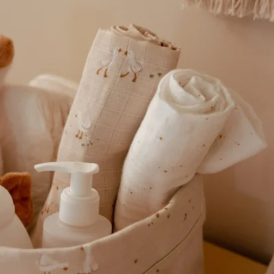 Swaddle doeken hydrofiel 70x70 2-pack Little Goose