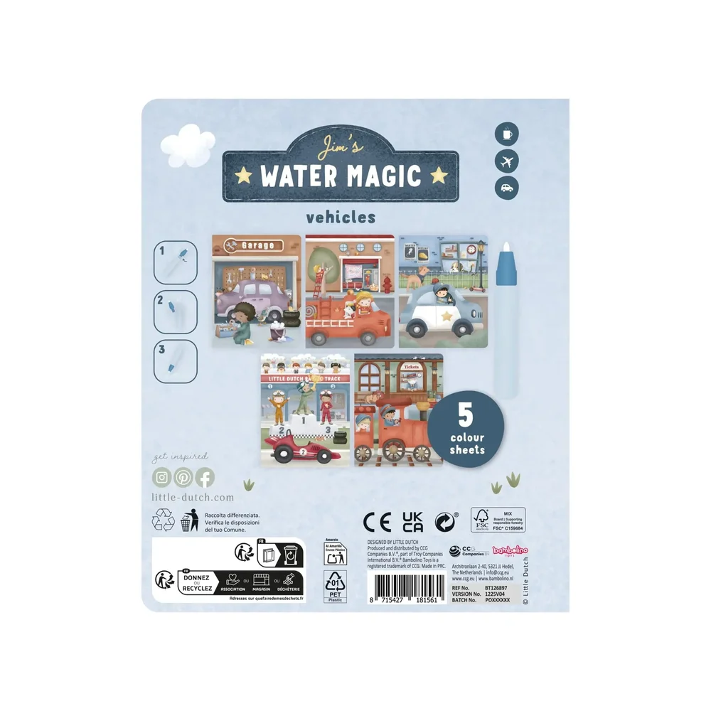 Waterkleurboek - Jim's Voertuigen