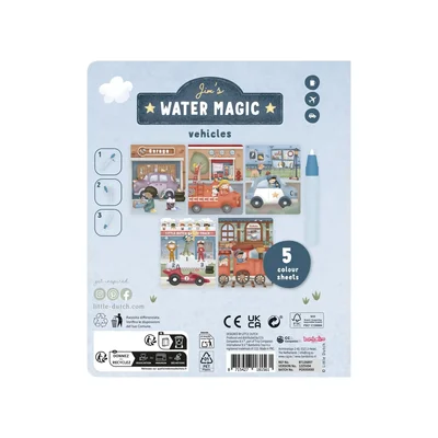 Waterkleurboek - Jim's Voertuigen