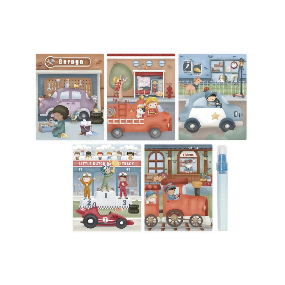 Waterkleurboek - Jim's Voertuigen