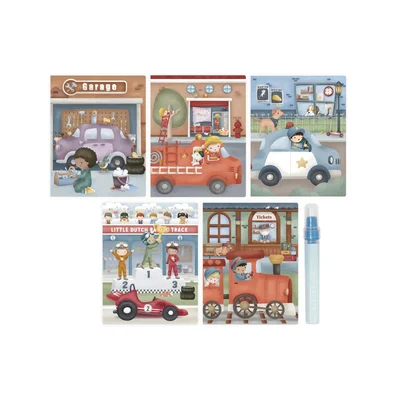 Waterkleurboek - Jim's Voertuigen