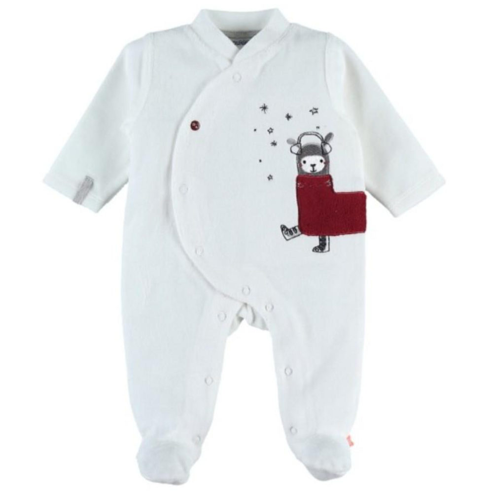 Babypakje met alpaca Wit