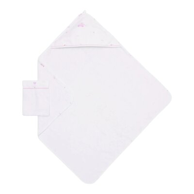 Badcape & washandje Dieren Pink Dreams