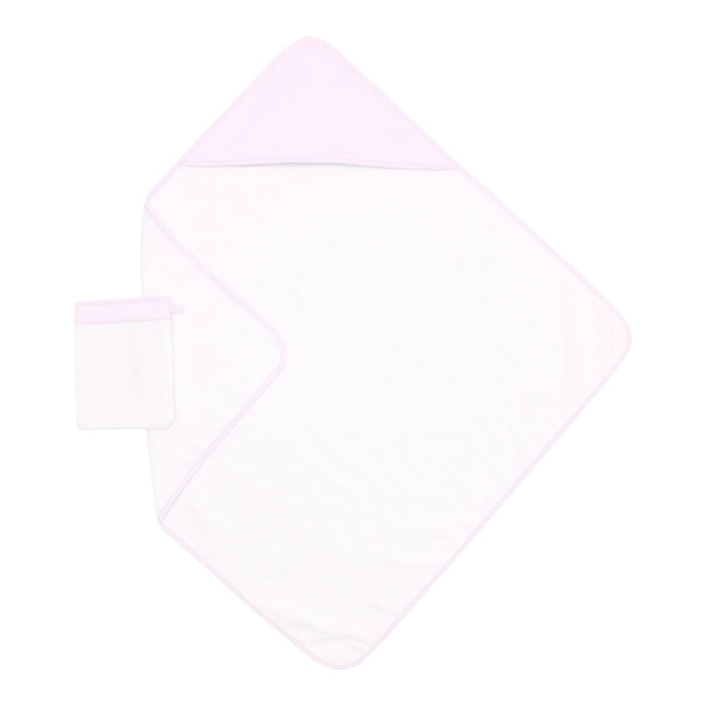 Badcape & washandje Soft Pink Pink Dreams