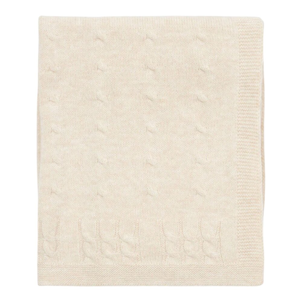 Chamonix Wolmix wiegdeken - Sand Sand