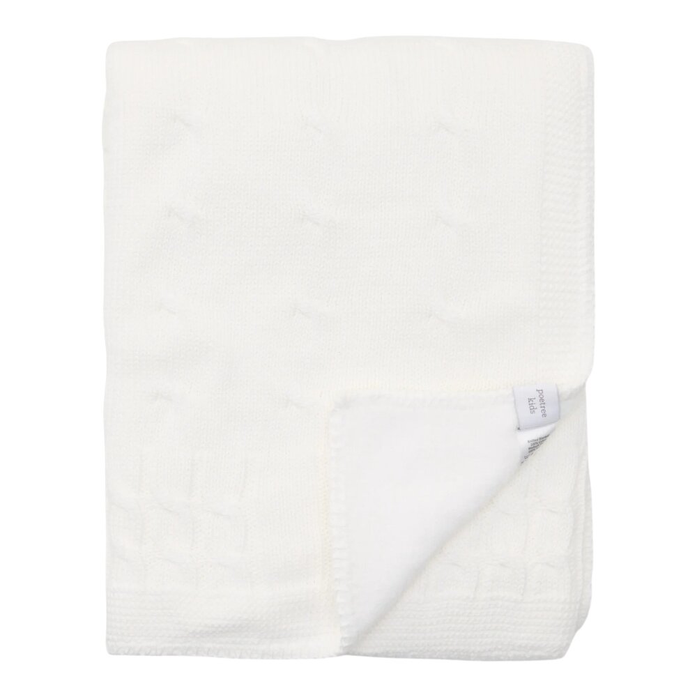 Gevoerde deken Chamonix (100x135cm) White