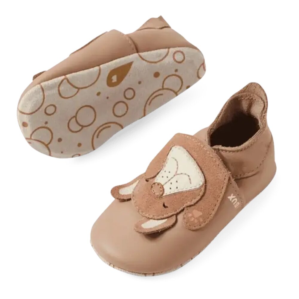 Soft soles peeking puppy Warm taupe