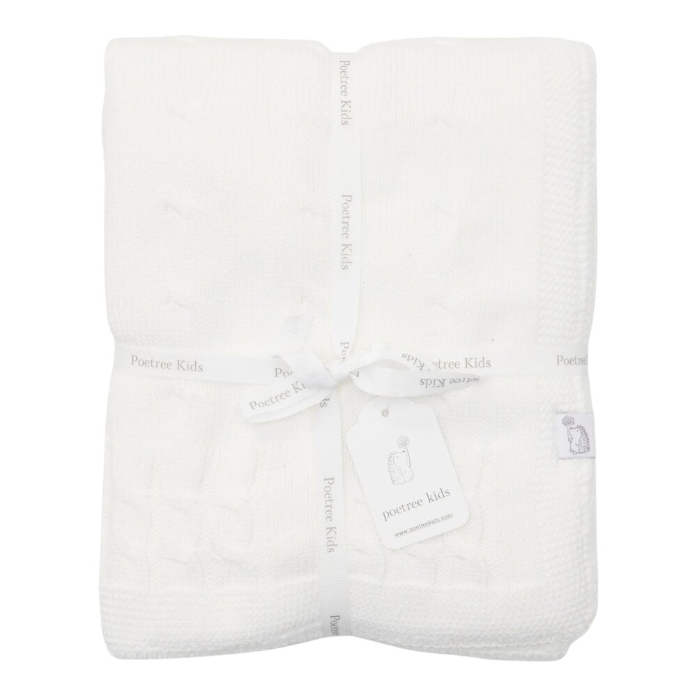 Gevoerde deken Chamonix (100x135cm) White