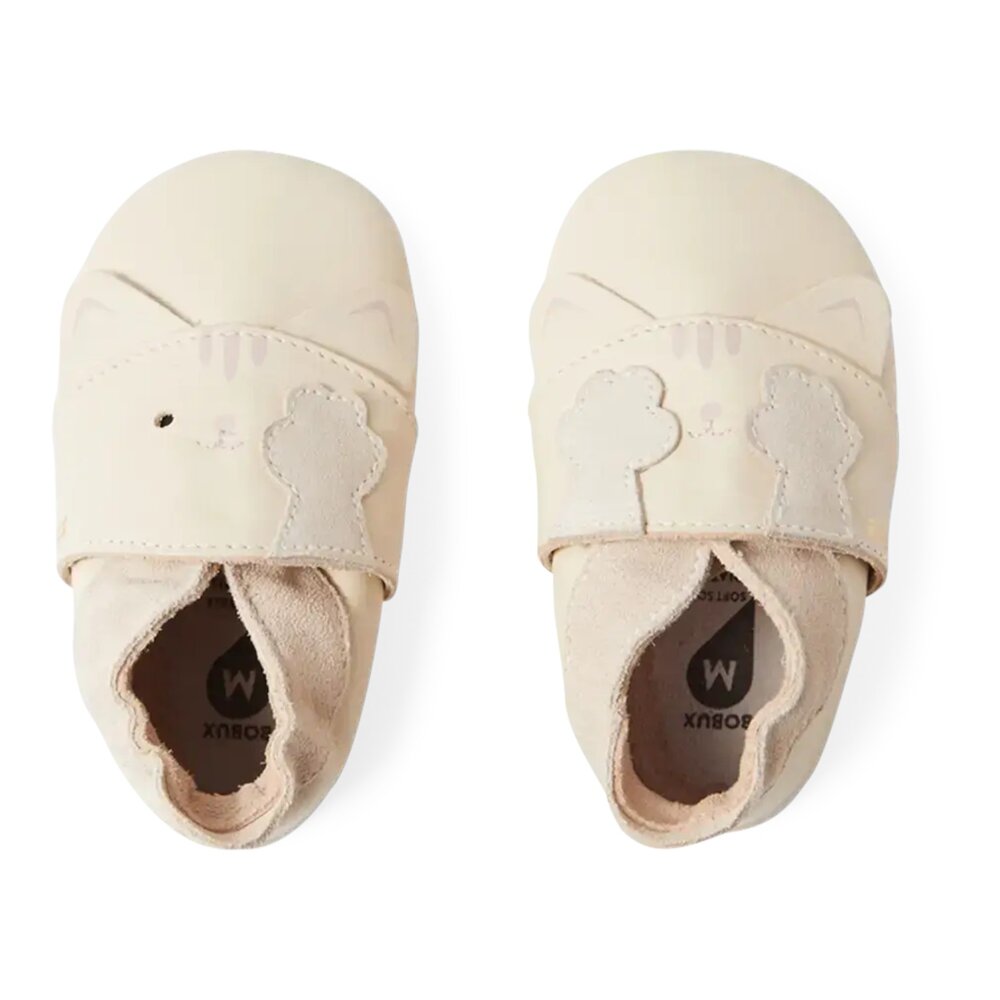 Soft soles peek a boo kitty White swan