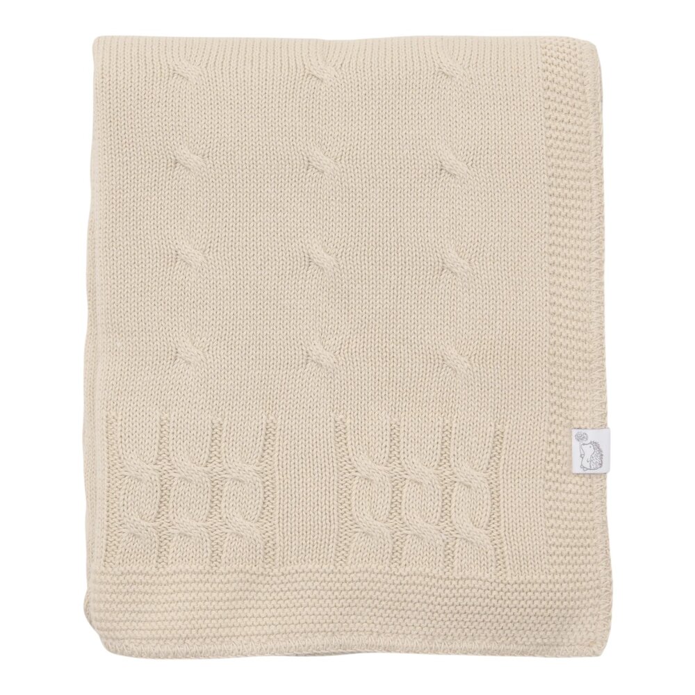 Gevoerde deken Chamonix (100x135cm) Beige