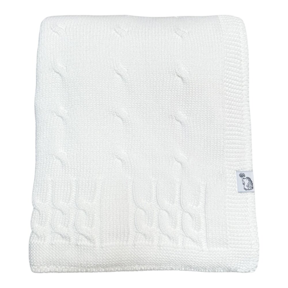 Gevoerde deken Chamonix (100x135cm) White