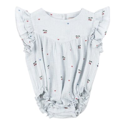 Coco romper gots Cherry blue color