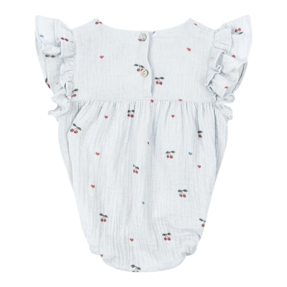 Coco romper gots Cherry blue color