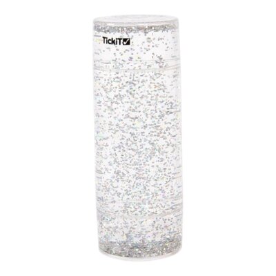 Doorschijnende Sensorische Glitter Storm Zilver