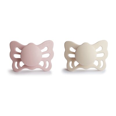 Butterfly Silicone 2-pack T1 Cream/blush