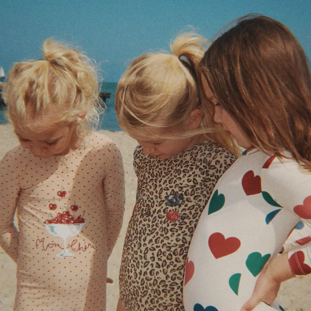 Manuca zwempak lange mouwen GRS Bon coeur color