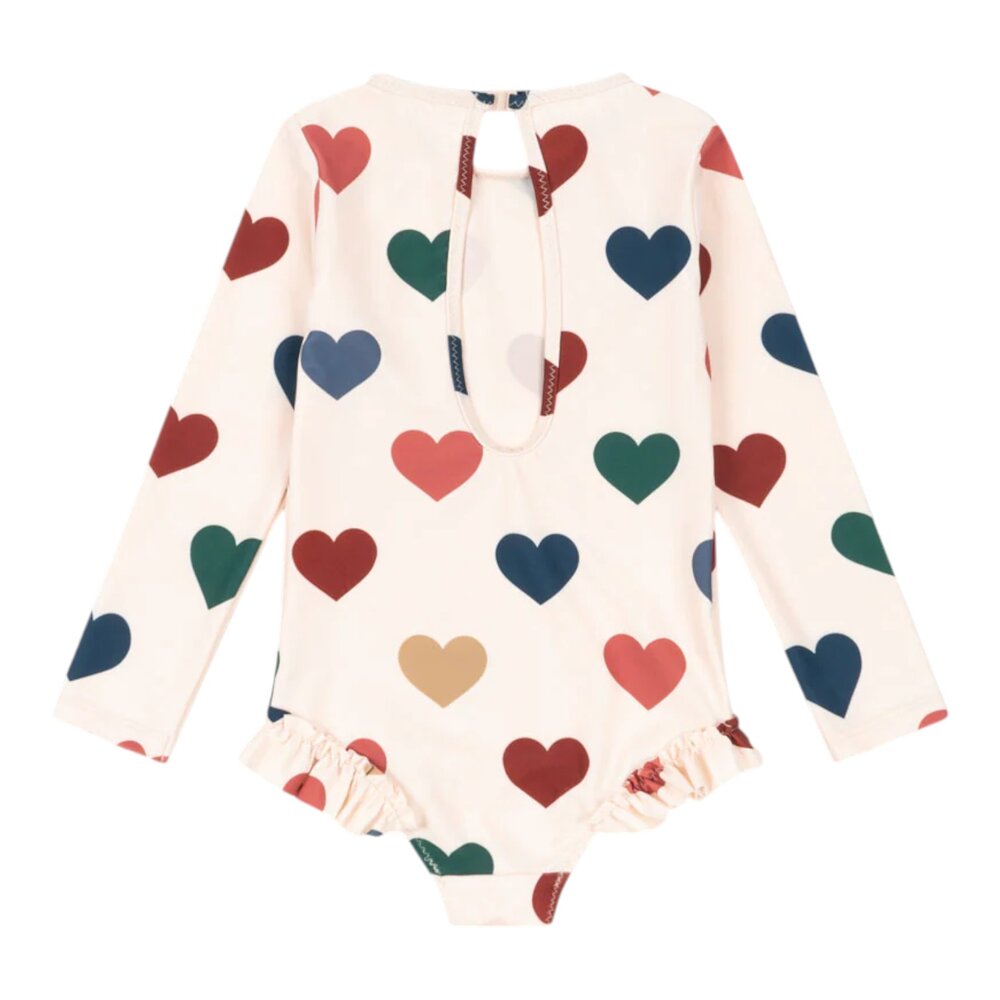 Manuca zwempak lange mouwen GRS Bon coeur color