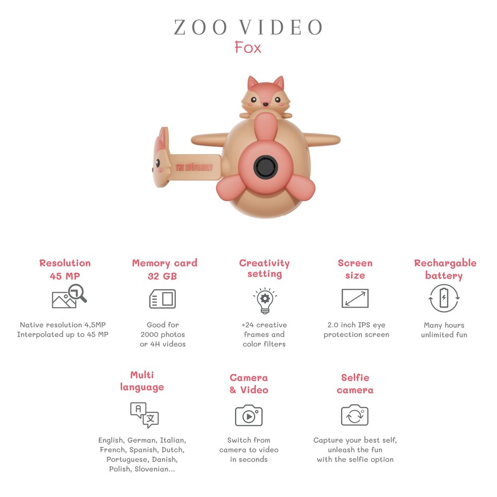 Kindercamera fox