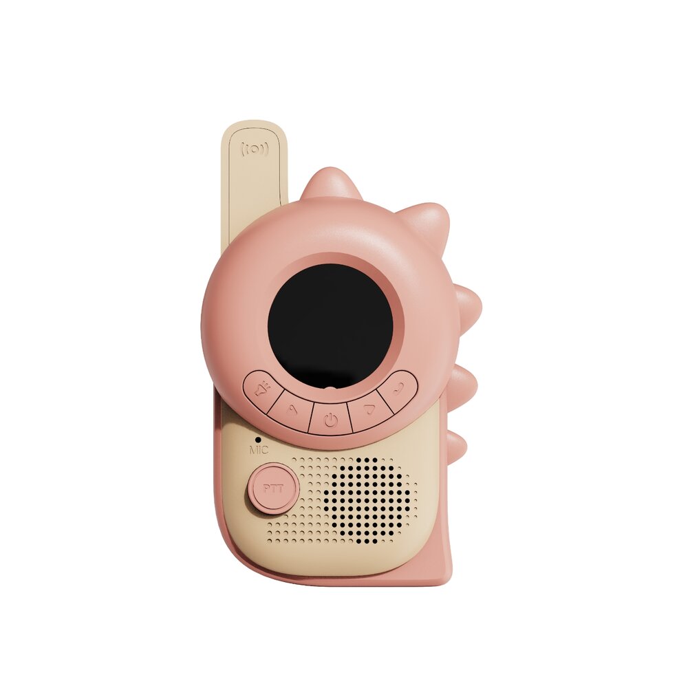 Walkie talkie dino pink - din