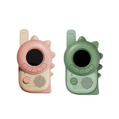 Walkie talkie dino pink - dino green