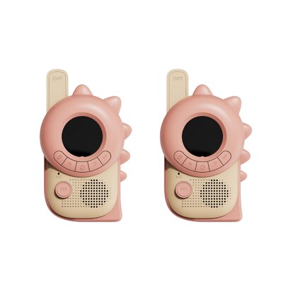 Walkie talkie dino pink - din