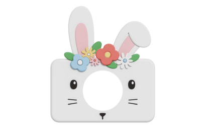 Beschermhoes Silicone fotocamera C1 rabbit flower