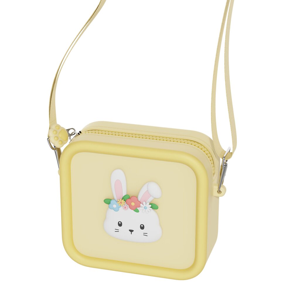 Siliconen tas rabbit flower