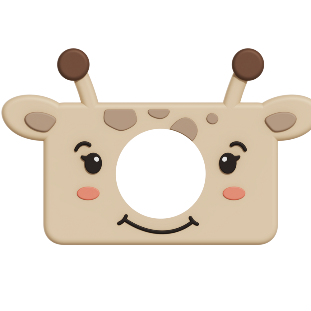 Beschermhoes Silicone fotocamera C1 giraffe