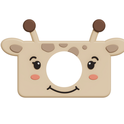 Beschermhoes Silicone fotocamera C1 giraffe